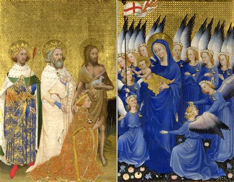 De Wilton Diptych: Een Verheven Portret van Religieuze Verrukking en Gotische Pracht!